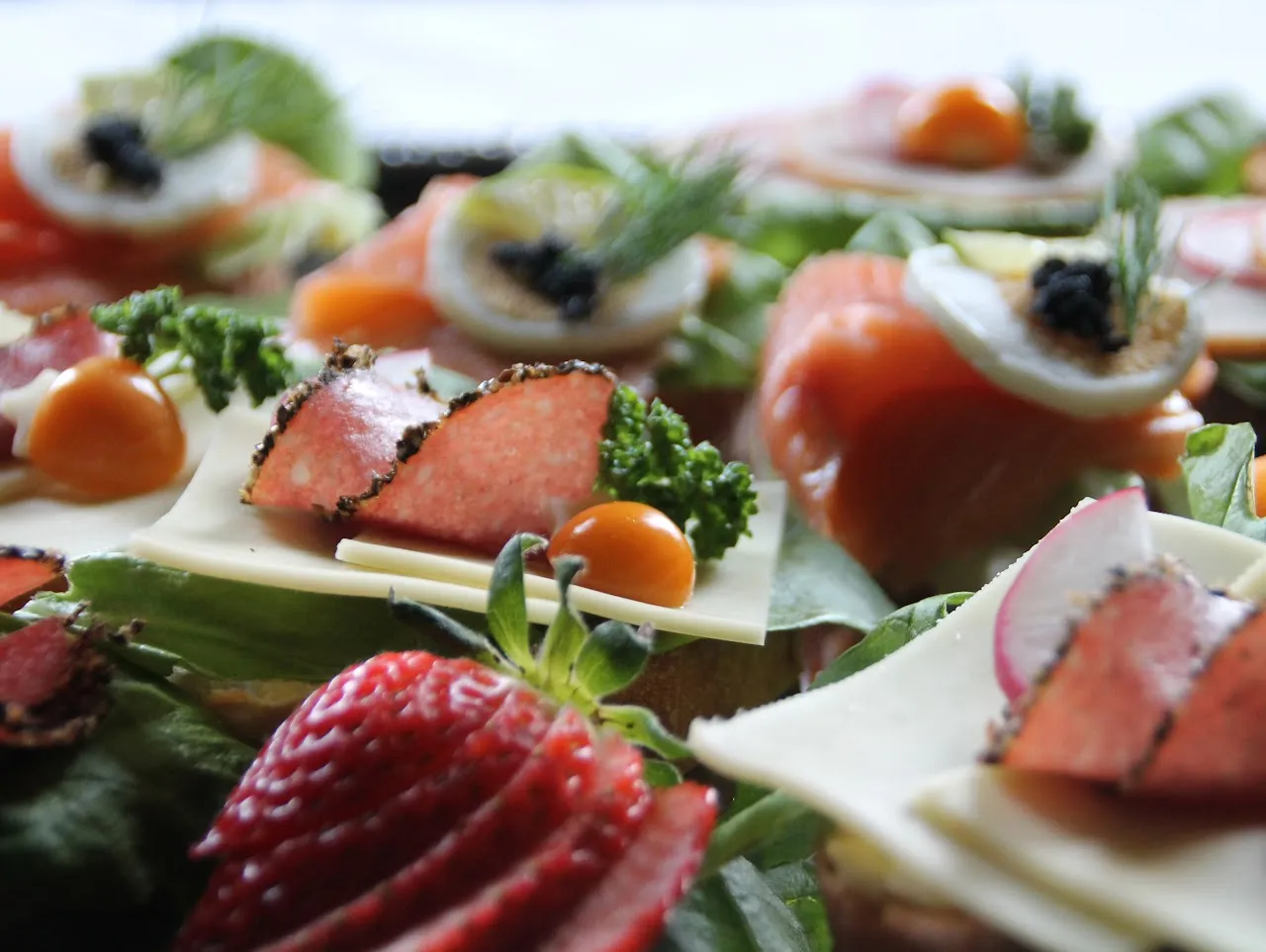 Canapés und Fingerfood aus dem Partyservice
